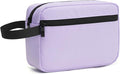 XIRYOHEAUR Travel Hanging Toiletry Bag with Carry Handle - Water-Resistant Small Cosmetic Organizer for Men & Women, Makeup, Shaving Kit, Gym & Travel Essentials (Lavender)
