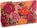 Premium Cotton Large Pouch, Coming Up Roses, One Size