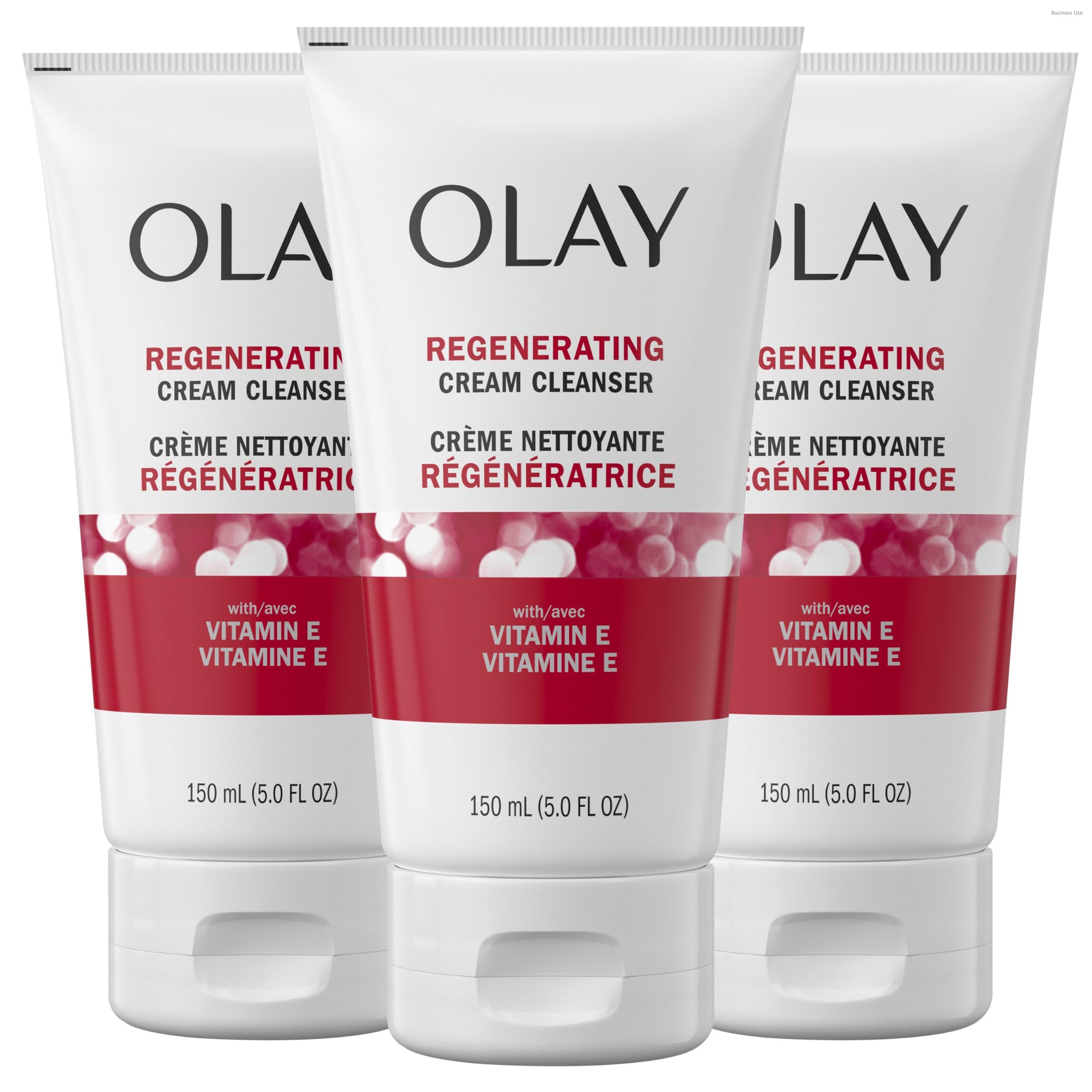 Olay Regenerist Regenerating Cream Cleanser Face Wash, 5 Fl Oz, Pack of 3