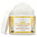 The Spathecary Pina Colada Sugar Scrub - Exfoliating & Hydrating Body Scrub With Pineapple and Vitamin C for Softer, Glowing & Brighter Smooth Looking Skin, Body Care Exfoliator & Cleanser, 21 oz