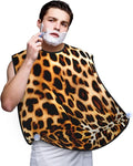 Loon Nature Bird Print Beard Bib Shaving Apron, Beard Hair Trimming Cape Gift For Dad