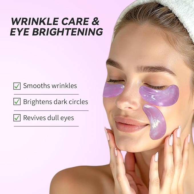 Maskiss Retinol Under Eye Patches (24 Pairs), Lavender Purple Eye Masks for Dark Circles, Puffy Eyes & Wrinkles, Firming Collagen Eye Patches, Vegan Cruelty-Free Skincare Gifts for Women
