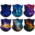 Neck Gaiter Mask, Sun Mask, Rave Bandana Face Mask, Seamless Face Scarf, Headband for Men Women (A-Bling Star)
