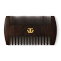 Sandalwood Beard Comb for Men with Mother of Pearl Inlay, Premium Grooming Wood & Wooden Comb for Beard and Mustache