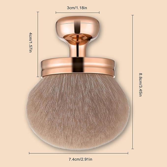 Extra Large Soft Makeup Brushes for Face and Body,Body Brush for Self Tanner Lotion Applicator,Premium Kabuki Foundation Brush Self Tanner Bronzer Brushes