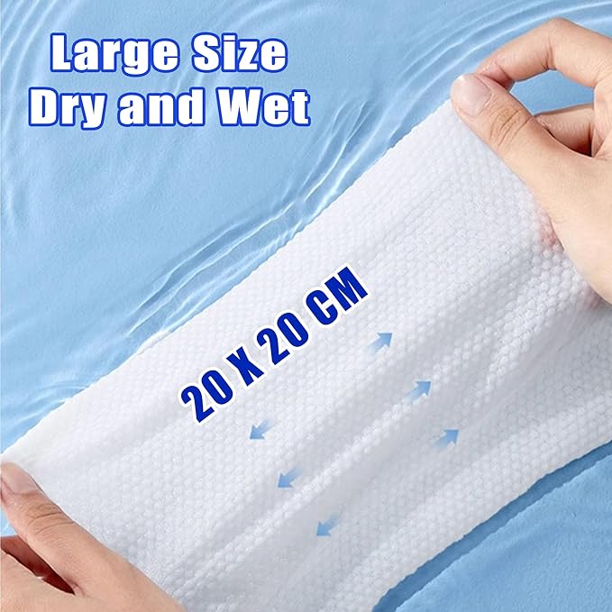 ZVNNZOM 100 Count Face Towels Disposable (4 Pack)