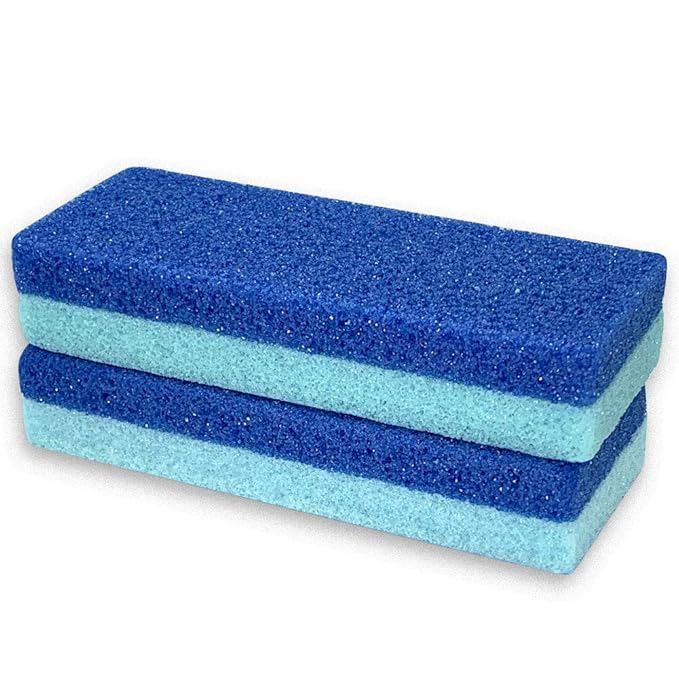 Maryton Foot Exfoliator File Pumice Scrubber Sponge Pedicure Tool, 2pcs