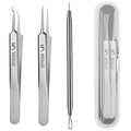 Blackhead Tweezers, Milia Remover,Ingrown Hair Tweezers