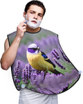 Colorful Giraffe Fans Lovers Print Beard Bib Shaving Apron, Beard Hair Trimming Cape Gift For Dad