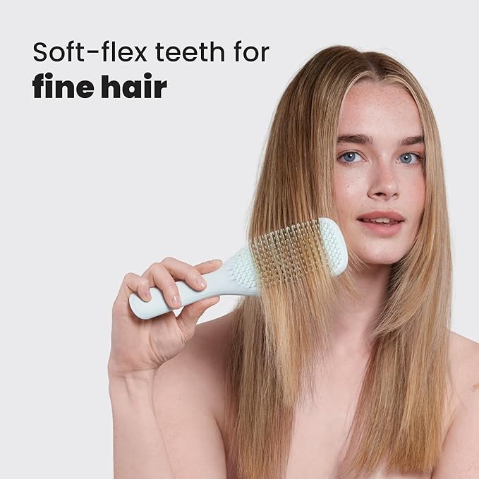 Tangle Teezer Fine Ultimate Detangler Brush for Fine Hair, Ice Blue