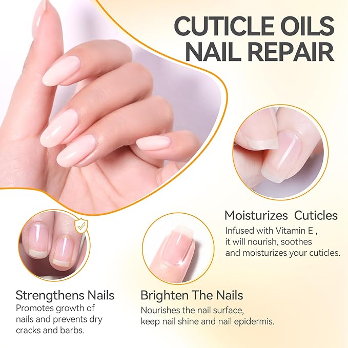 gelike ec Cuticle Cream Nail Treatment: Organic Natural Balm Moisturizing Repair Cuticles - Quick Absorption Deeply Nourish Nails for Frequent Hand Use Light Peach Scent 20g