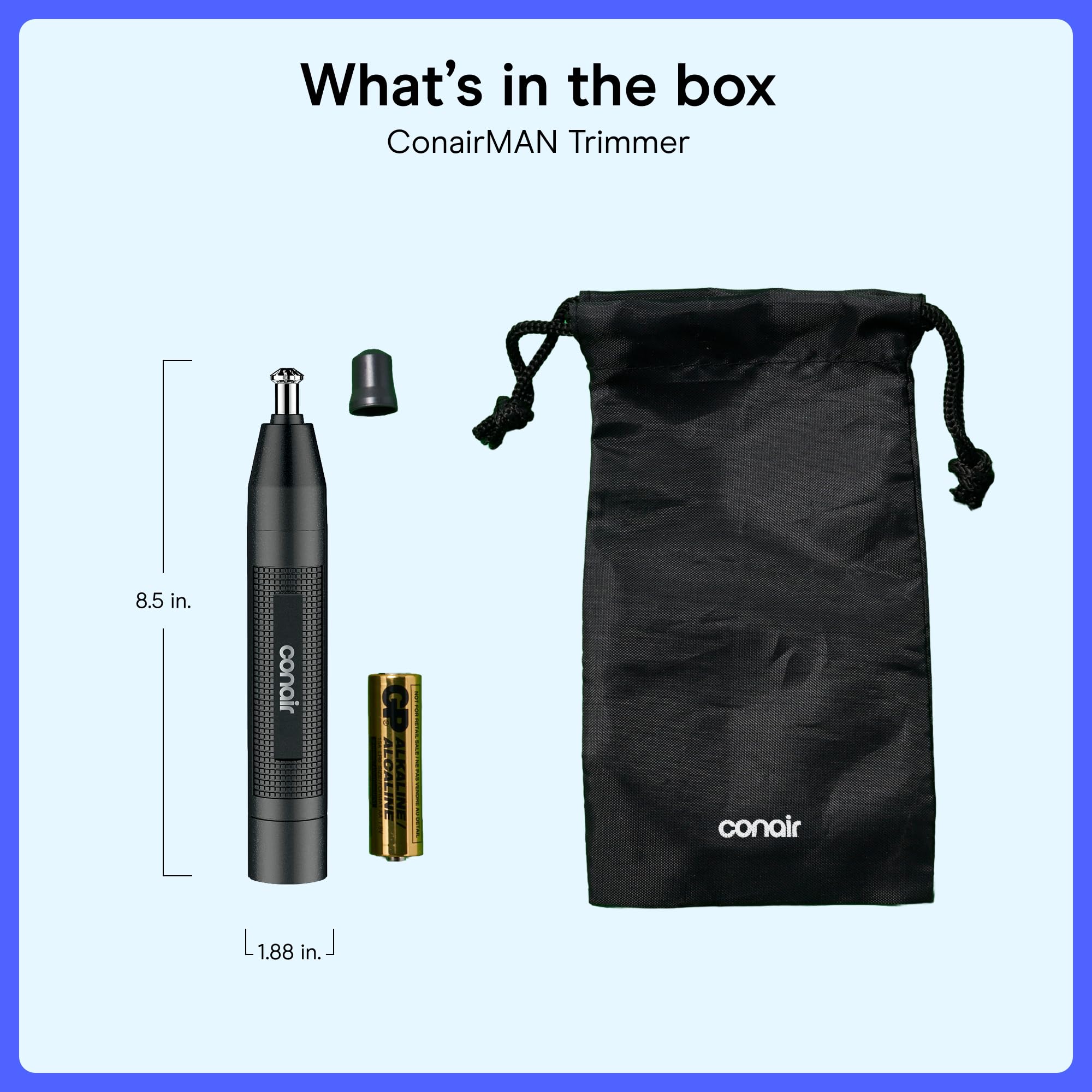 ConairMAN 360° Bevel Blade Ear and Nose Trimmer