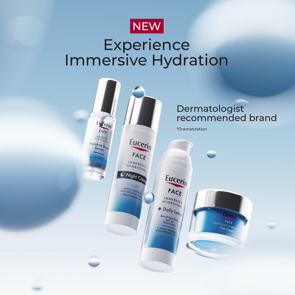Eucerin Face Immersive Hydration Night Cream, 2.5 OZ