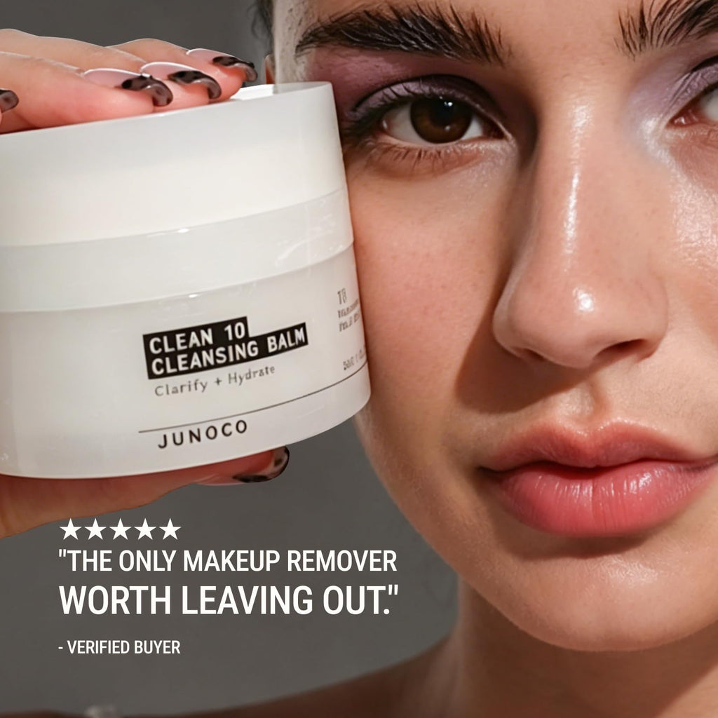 JUNO & Co. JADE Clarifying Cleansing Powder, Refillable Enzyme Face Cleanser, Gentle Exfoliating Powder-to-Foam Cleanser with Rice & Papaya Enzymes, For Smooth Hydrated Skin, 35g