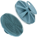 INNERNEED Food-Grade Soft Silicone Body Scrubber Shower Brush, Dark Green