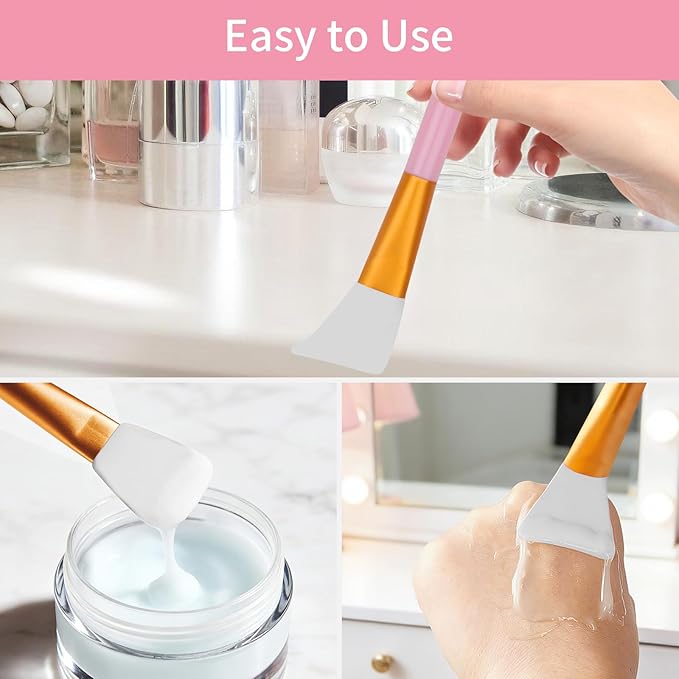 4Pcs Silicone Face Mask Applicators,Face Scrubber for Applying Facial Mask