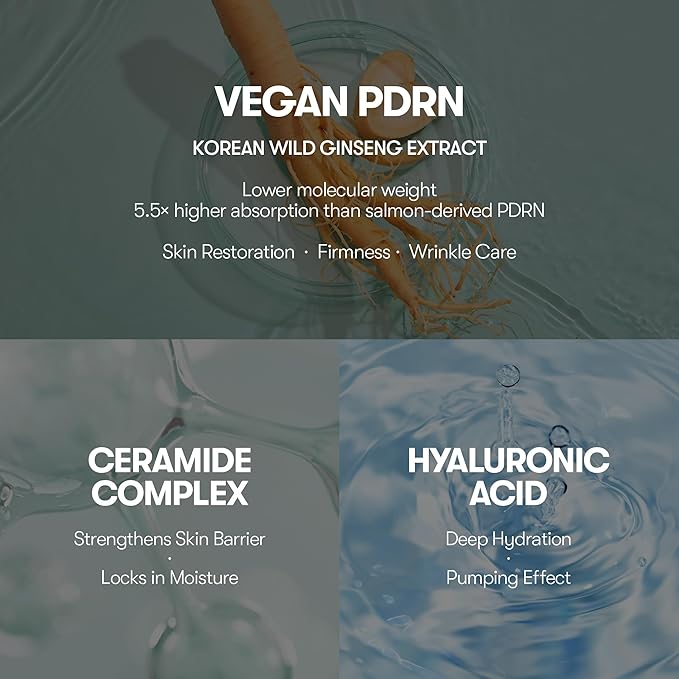 VT COSMETICS PDRN Daily Hydrating 30 Sheets Mask, Vegan PDRN Face Masks with Ceramide, Hyaluronic Acid & Panthenol, Ultra-Thin Moisturizing Mask for Glass Skin & Daily Hydration, Korean Skincare