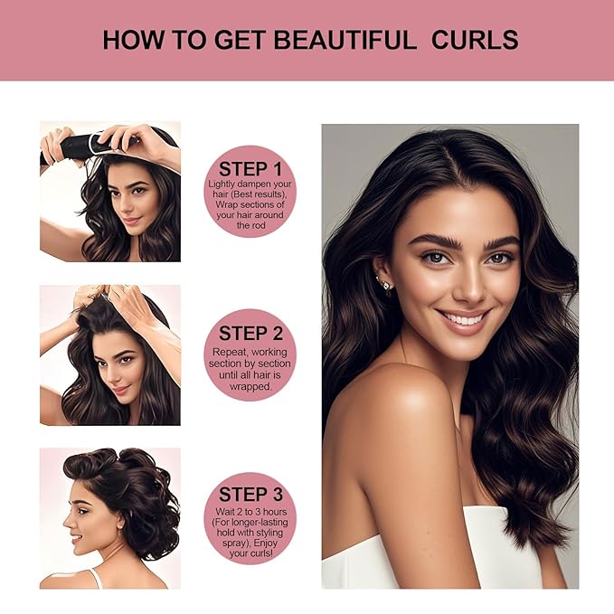 Togayu Heatless Curls Overnight Hair Care Set - Jumbo Velvet Hair Curlers