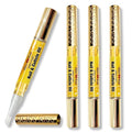 Bliss Kiss | Crisp Fragrance 4 Nail Oil Cuticle Pens w/Vitamin E & Jojoba⏤Nail Strengthener Nail Growth Treatment for Brittle Peeling Breaking Thin Nails