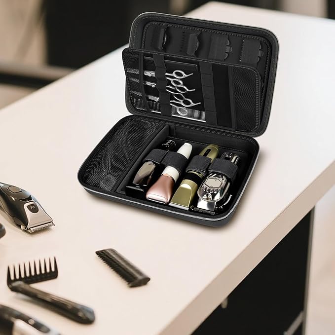 Boobowl Hard Case for Hair Clippers, Barber Tool Organizer for Home&Travel