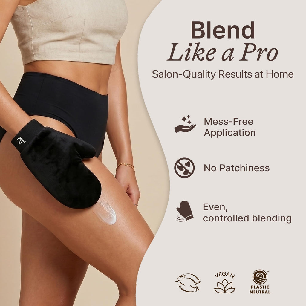 Tanning Lotion Self Tanner Kit - USA Made with Organic, Natural Ingredients