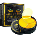 Under Eye Collagen Patches - 24K Gold Eye Mask Anti-Aging Hyaluronic Acid - Under Eye Mask for Reducing Dark Circles & Puffy Eyes (30 PAIRS) - Under Eye Bags Treatment