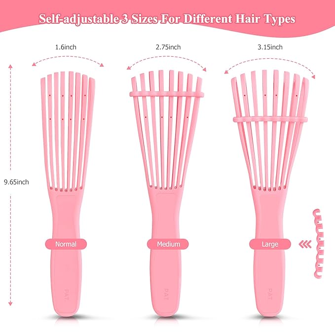 URTHEONE Detangling Brush for Black Natural Hair, 3A-4C Curly Afro Brush