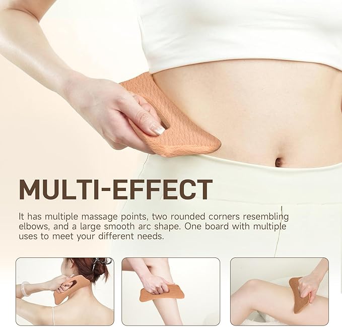 PYSEAN Wood Massage Tool (gua sha Board 2)