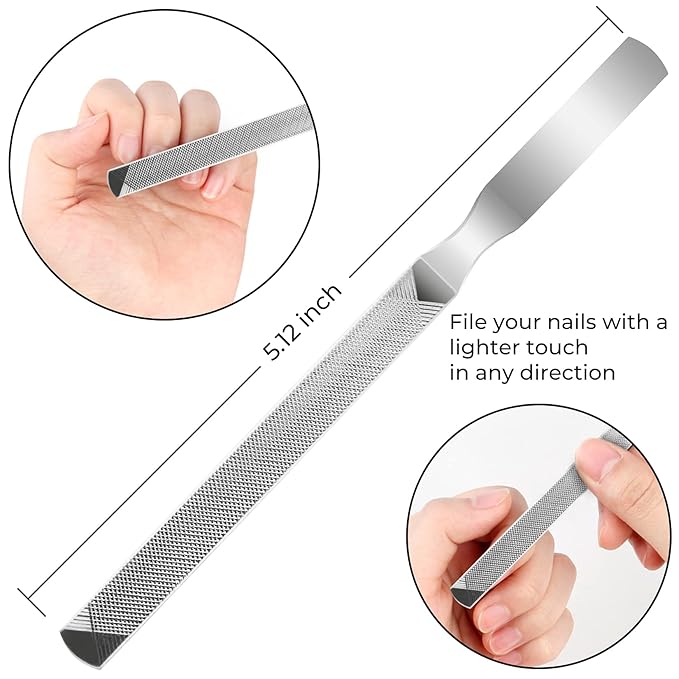 JTIEO Toenail Clippers 12-Piece Nail Treatment Foot Tool, Ingrown Toenail Removal Correction Clippers, Surgery Grade Nail File Lifter, Professional Pedicure Tool.