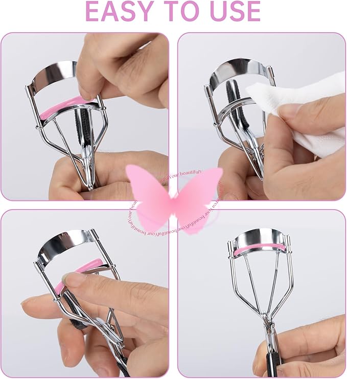 Eyelash Curler Refills Compatible with shu uemura,Eyelash Curler Pads 24PCS,Silicone Lash Curler Refill Pads Compatible with shu uemura (Colorful)