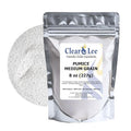 ClearLee Cosmetic Grade Pumice - 100% Pure Natural Grain/Powder - Great For Skin Exfoliation in DIY Soaps, Masks, Scrubs for Face, Body, Foot (8oz, Medium Grain)