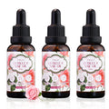 yonisayo 3 in 1 Cuticle Oil, 3 Pack Rose Nails Care Oil to Strengthen Brittle Nails, Hydrate Dry Cuticles & Soften Hands, Fast-Absorbing