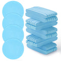 120 Pcs Facial Sponge Compressed, Luxiv Face Cleansing Sponge Estheticians Compressed Makeup Facial Sponge Round Wash Face Sponges for Women Compress Exfoliating Removal Sponge (blue)