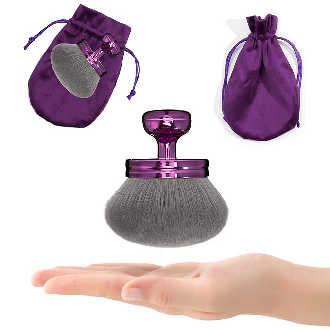 Blend & Blur Large Body Makeup Brush 3.2inch Wide Round Head Kabuki Brush