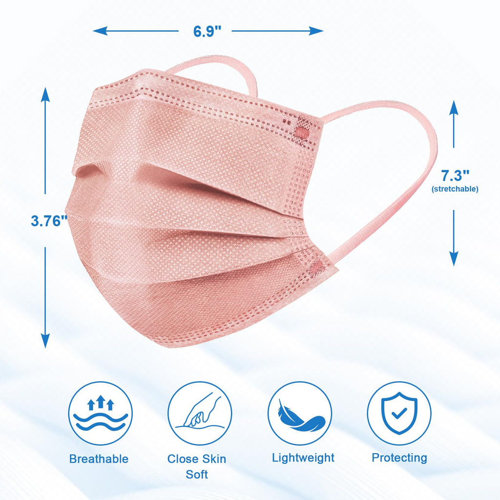 ZIYE 100 Pcs Non-medical Disposable Face Masks