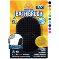 Bodhi Dog Shampoo Brush - Pet Grooming & Bath Supplies for Dogs and Cats - Bath Brush for Long & Short Hair - Premium Scrubber for Shower, Showerhead, Sprayer & Bathing (One Pack, Black)