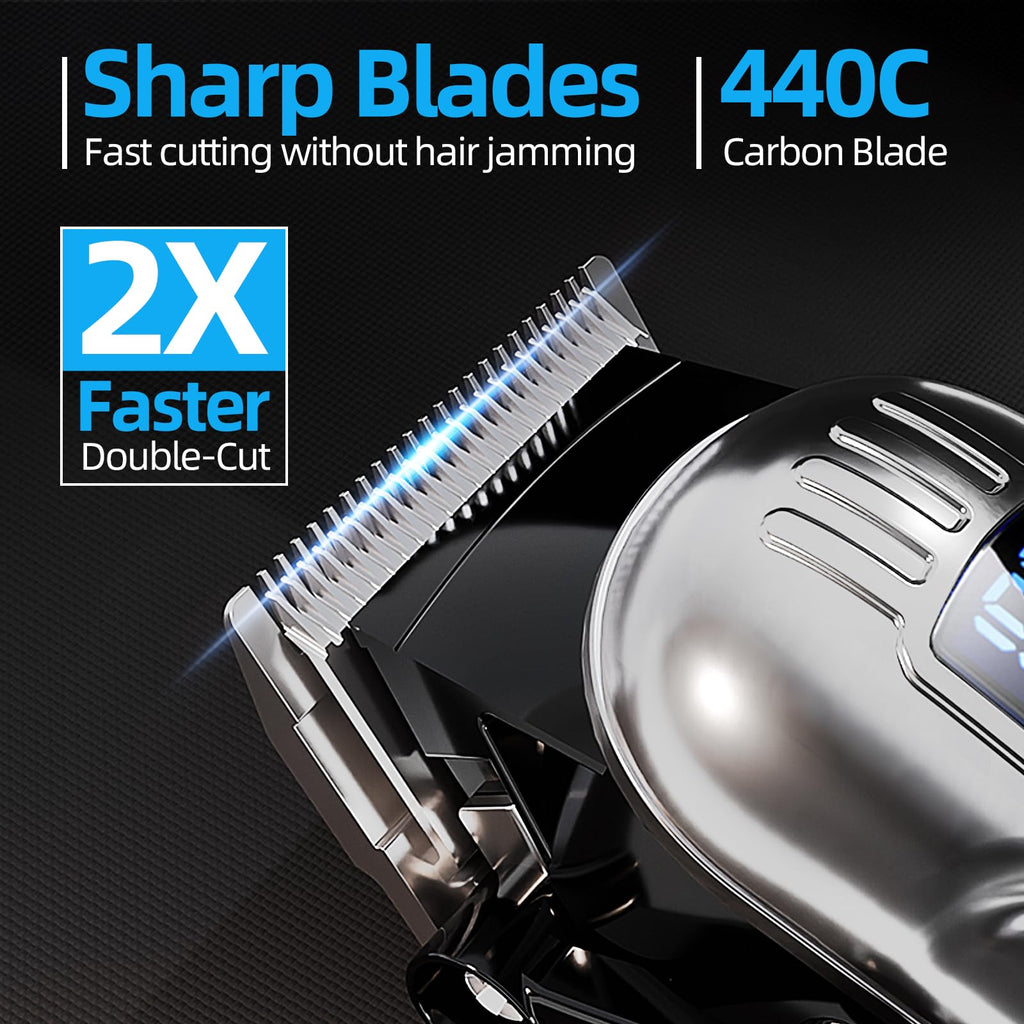 Chicclly Low Noise Hair Clippers for Men & Women with 10 Color Guide Combs