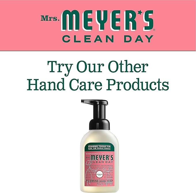 Mrs. MEYER'S CLEAN DAY Foaming Hand Soap, Watermelon Scent 10 Fl oz (Pack of 4)