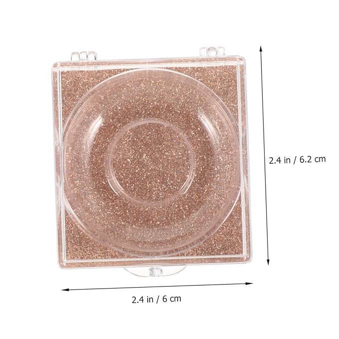 6pcs Portable Eyelash Storage Box Lash Case Makeup Box Organizer Eyelash Packaging