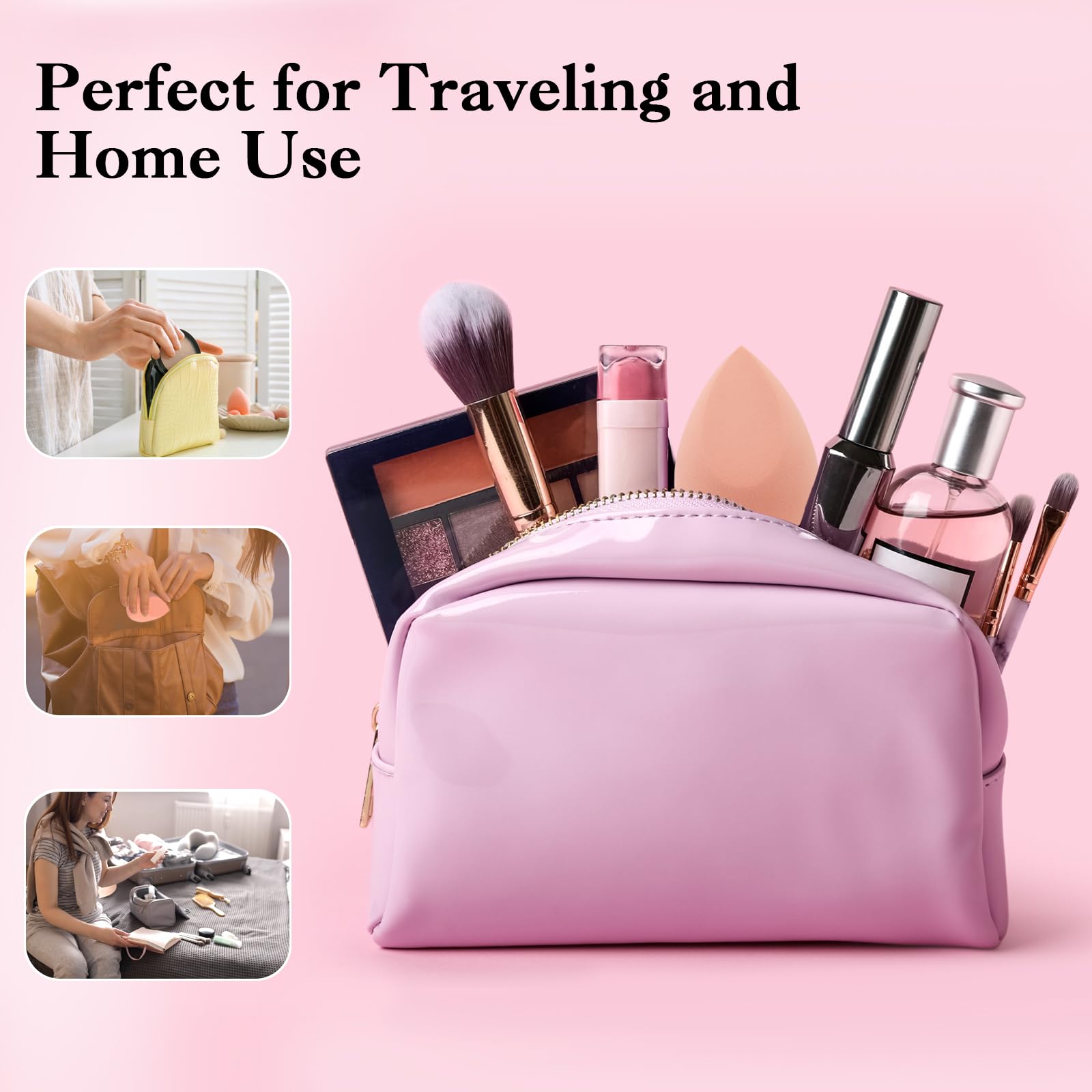 Toiletry Sponges Set Beauty Sponge with Holder Makeup Blender Flawless for Foundation, Liquid,Facial Makeup Tools Beauty Gift Set