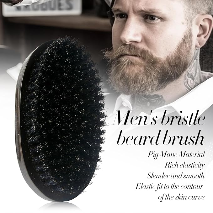 Beard Brush For Men,beard comb,boar bristle hair brush,Perfect Beard Grooming Tool for Men