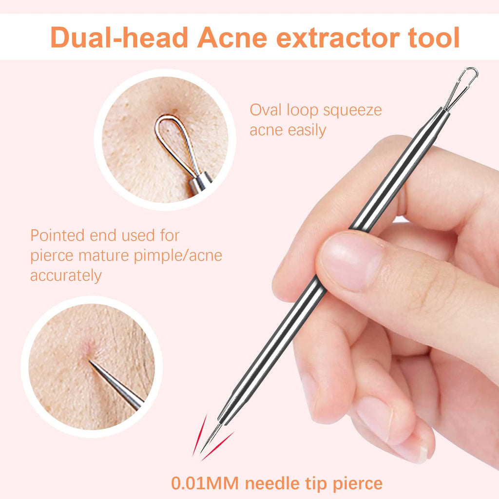 Blackhead Tweezers, Milia Remover,Ingrown Hair Tweezers
