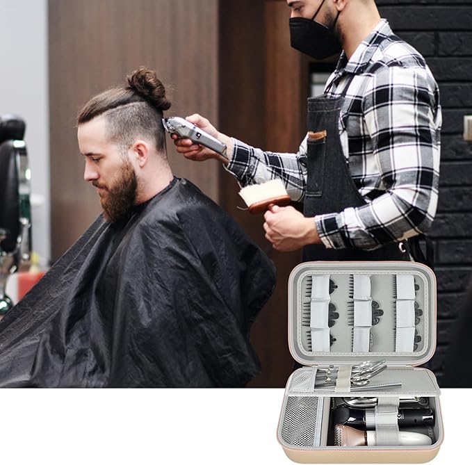 Boobowl Barber Accessories Bag for Clippers and Supplies, Hair Clipper Box