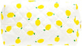 PAZIMIIK Small Quilted Makeup Bag,Zipper Cosmetic Pouch,Lemon White