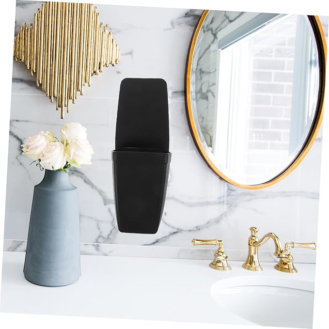 DOITOOL Silicone Suction Cup Hair Dryer Holder Wall-Mounted Beauty Tool Organizer for Bathroom