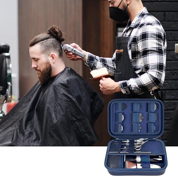 Boobowl Barber Accessories Bag for Clippers and Supplies, Hair Clipper Box