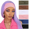 XTREND 6 Pcs Women's Headbands Twisted Cross Elastic Head Bands Yoga Workout Headband Non-Slip Sweat Soft Headbands Solid Color Simple Versatile Hair Accessory Hairbands