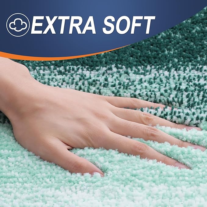 OLANLY Microfiber Bathroom Rugs Sets 3 Piece, 30"x20"+24"x16"+24"x20"
