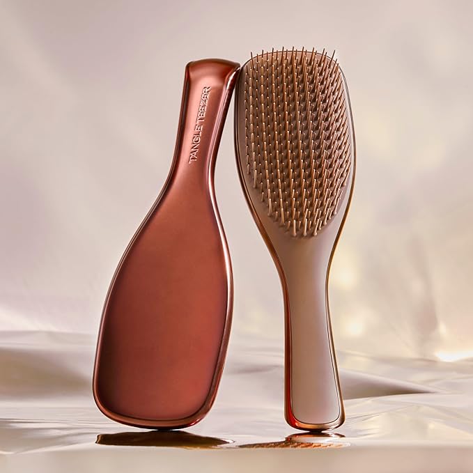 Tangle Teezer Chrome Ultimate Detangler Brush, Straight to Curly, Bronze