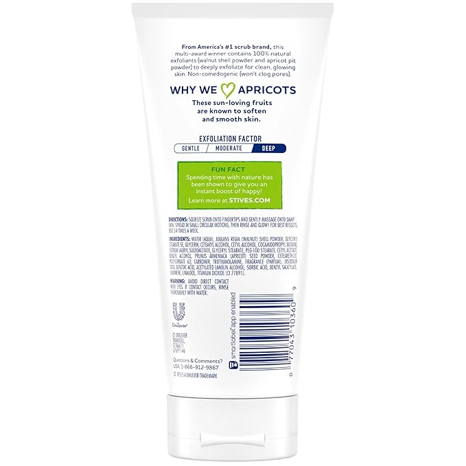 St. Ives Face Scrub Apricot 6 oz(Pack of 6)
